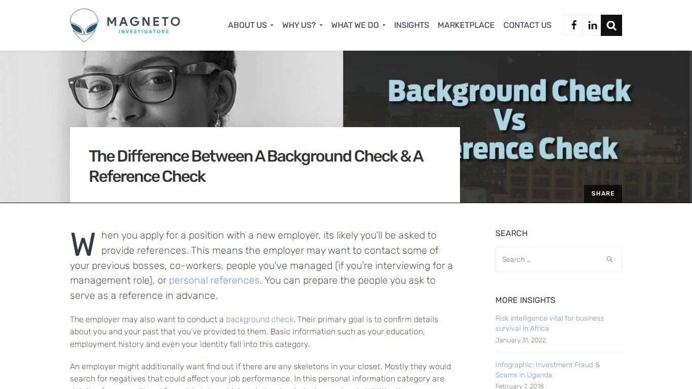 The Difference Between A Background Check & A Reference Check