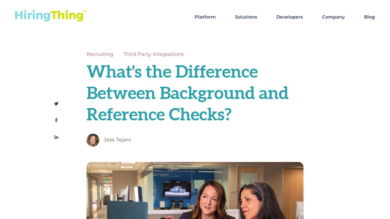 What's the Difference Between Background and Reference Checks?